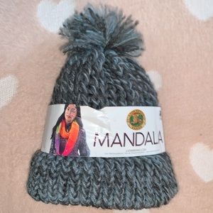 Hand made Crochet Stretchy Hat Made with 4 Skeins of Yarn Thick Soft feel Beanie